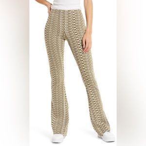 Urban Outfitters iets frans Monogram Flare Pants